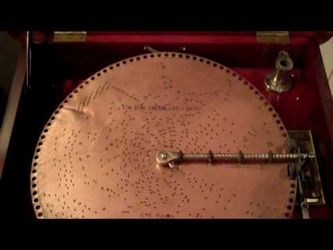 Regina Music Box "Spin, Spin" Swedish Song by Juengst