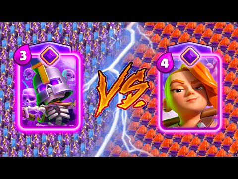 EVOLVED SKELETON ARMY vs EVOLVED VALKYRIE – Clash Royale Challenge