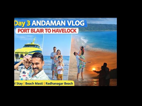 Day 3 | Andaman Vlog 😍 Havelock Island | Private Beach + Radhanagar Beach (Best in India