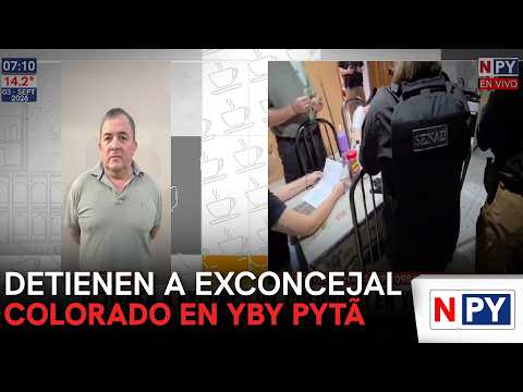 Detienen a exconcejal colorado en Yby Pytã