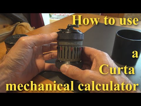 How to use a Curta mechanical calculator