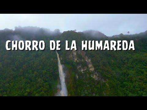 Chorro de la Humareda 4K Drone - Cascadas de Colombia - La Belleza Santander 