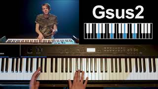How to play: God Who Moves The Mountains by Corey Voss | tutorial