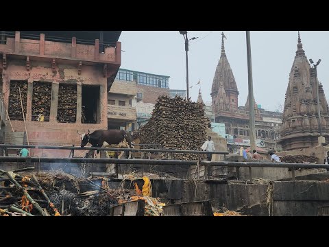 Funeral Pyres - Cremation by Fire in India