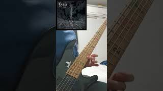 Kalmah-Blood Ran Cold Intro guitar riff cover w/ Bass #kalmah #melodicdeathmetal #bass #ibanez