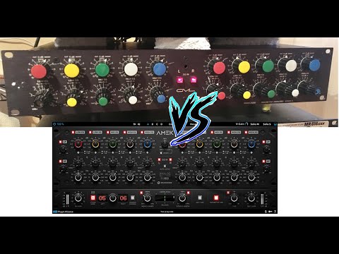 Unbiased Review : Amek 200 vs Hardware GML 8200