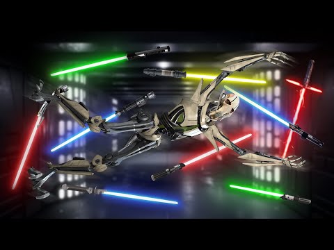 General Grievous collecting lightsabers for 4 minutes straight