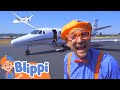 Blippi Explores A Private Jet Airplanes Vehicles For Kids Educational Videos For Kids