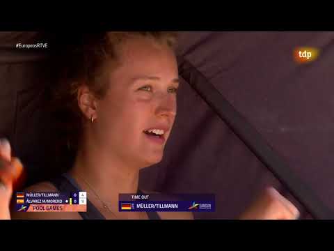 Müller/Tillmann (Ger.) - Álvarez M/Moreno (Esp.) - Beach Volleyball European Chamionship Munich 2022