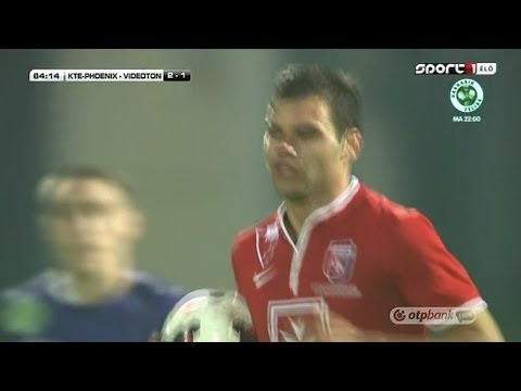 Nemanja Nikolic gólja a KTE-Phoenix Mecano - Videoton meccsen