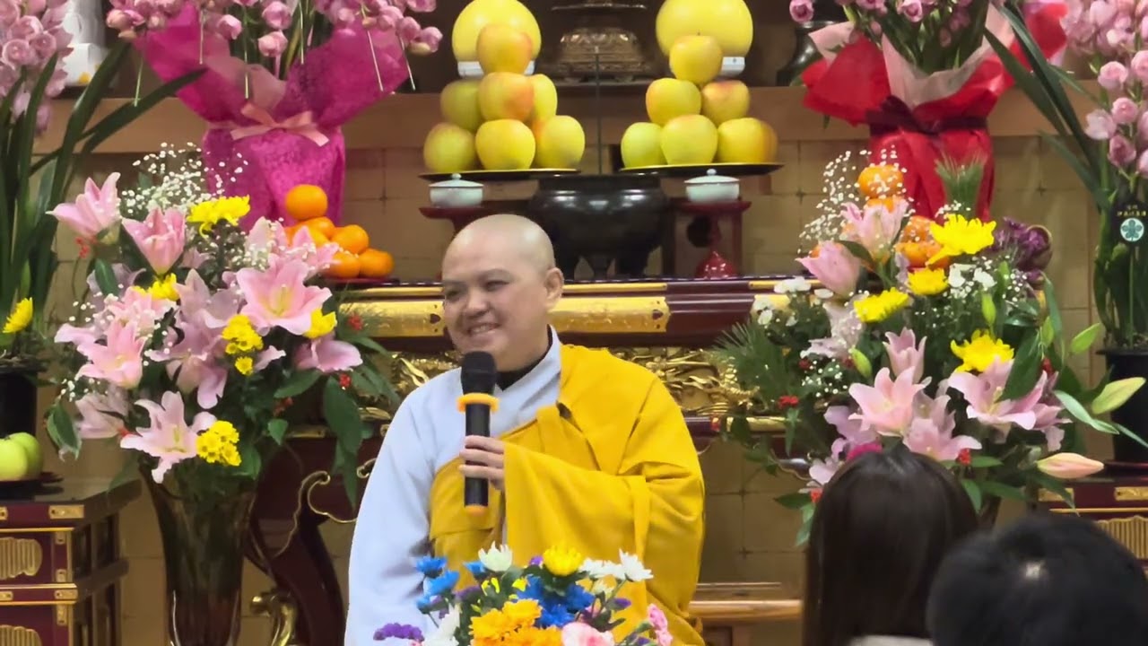 Sư cô Thích Nữ Hương Nhũ tại Chùa Đại Ân Saitaima