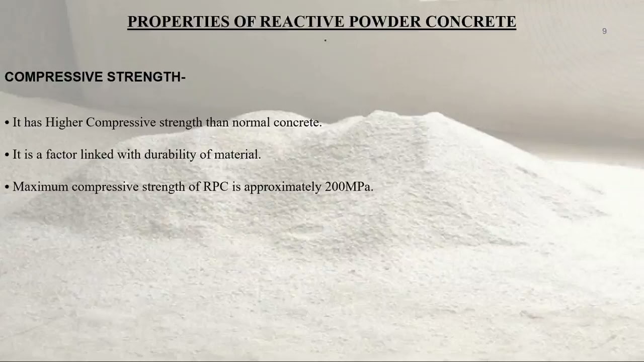 A seminar presentation on Reactive  Powder Concrete by Neelesh Singh