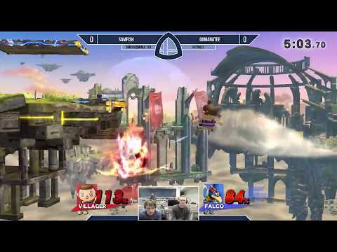 Sm4sh@Mines 123 - SAMFISH (Villager) Vs. OOManatee (Falco) - Winners Finals