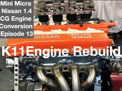 Mini with a Nissan K11 1.4 16v Engine - Engine Rebuild