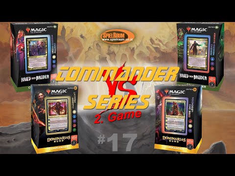 SpielRaum Commander Series 17 - The Brothers' War Decks VS. Dominaria United Decks - Game 2-1 [DE]