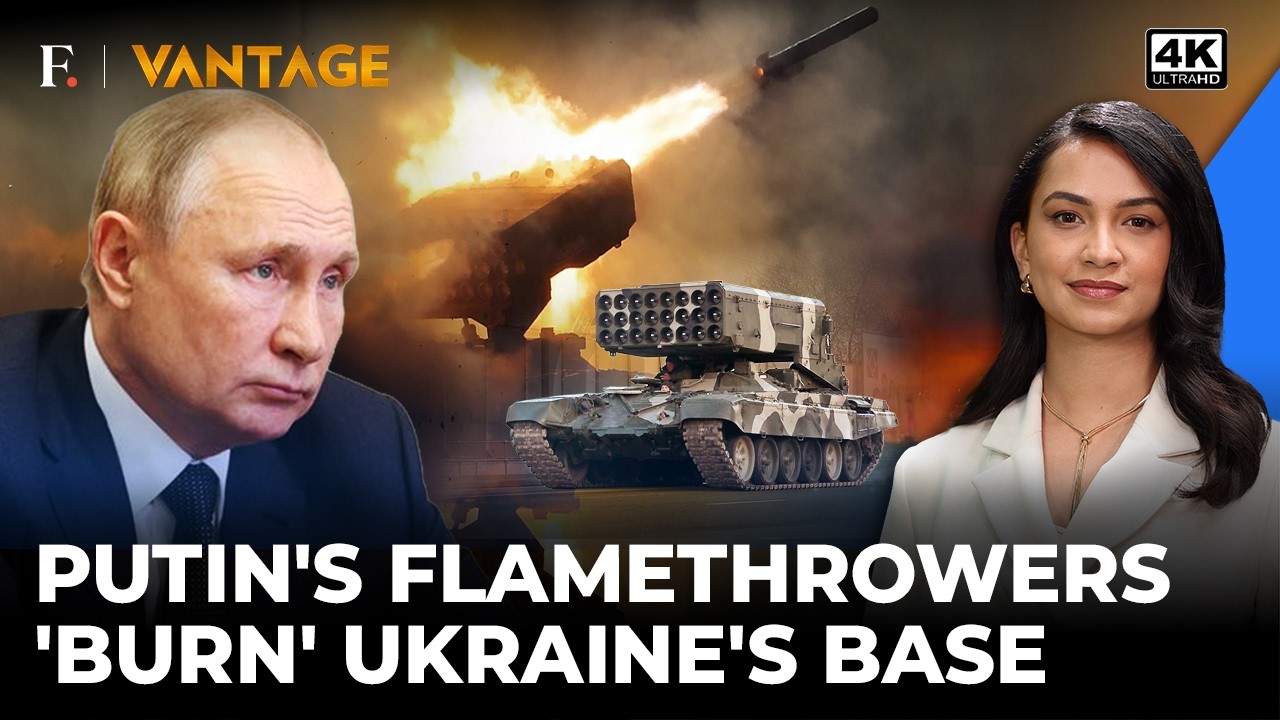 'Burned Them Down...': Russia Fires Flamethrower Rockets on Ukraine's 'Hiding' Troops | Vantage | 4K