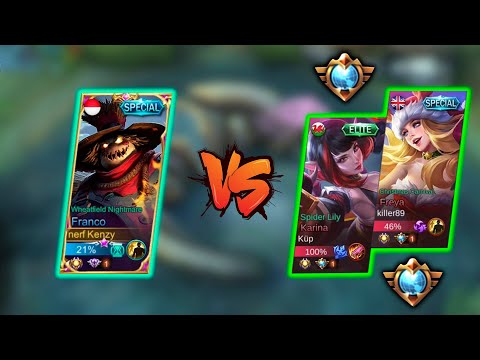 Kenzy Meet Top Global SUPREME Enemy in Ranked?! | WHO WIN? - MLBB