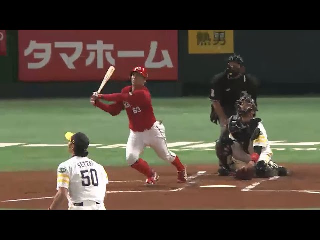 【2回表】ホークス・攝津 カープ・田中に先制弾を浴びる 2015/6/12 H-C