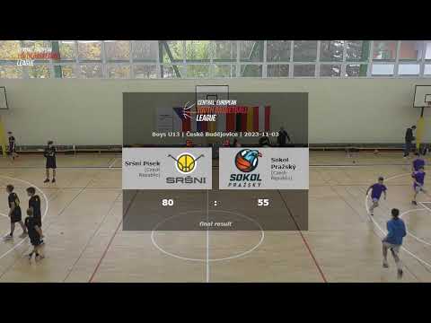 CEYBL U13, 3.11.2023, Sršni Písek - Sokol Pražský