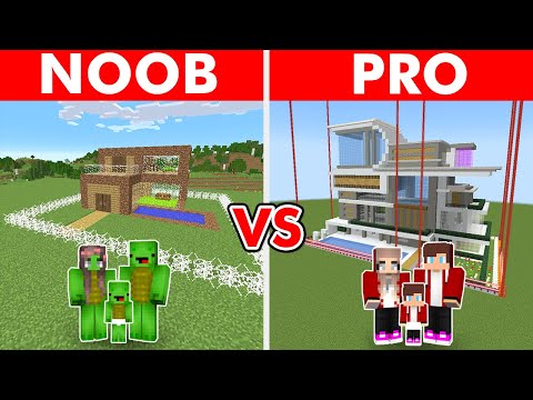 EPIC Minecraft NOOB vs PRO: ULTIMATE Security House!