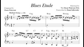 Oscar Peterson Trio - Blues Etude (Piano Transcription)