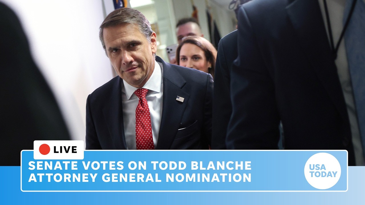 Live: Senate votes on Todd Blanche attorney general nomination amid Trump anti-weaponization fund