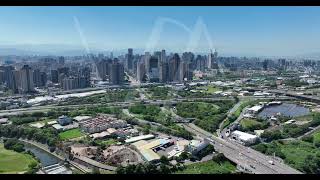 中山高 國道一號 台中交流道 台灣大道 日景 5.1K30 空拍素材