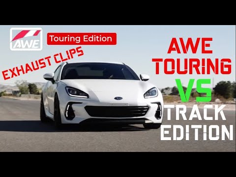 AWE Touring vs Track Edition - Exhaust sound clips 2022 Subaru BRZ