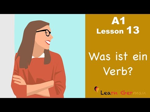Learn German for beginners A1 Verbs in German Lesson 13