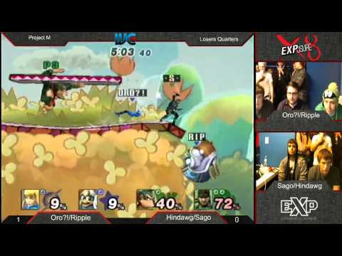 EXPosure 8- Oro?!/Ripple (ZSS/DDD) vs Hindawg/Sago (DK/Snake)