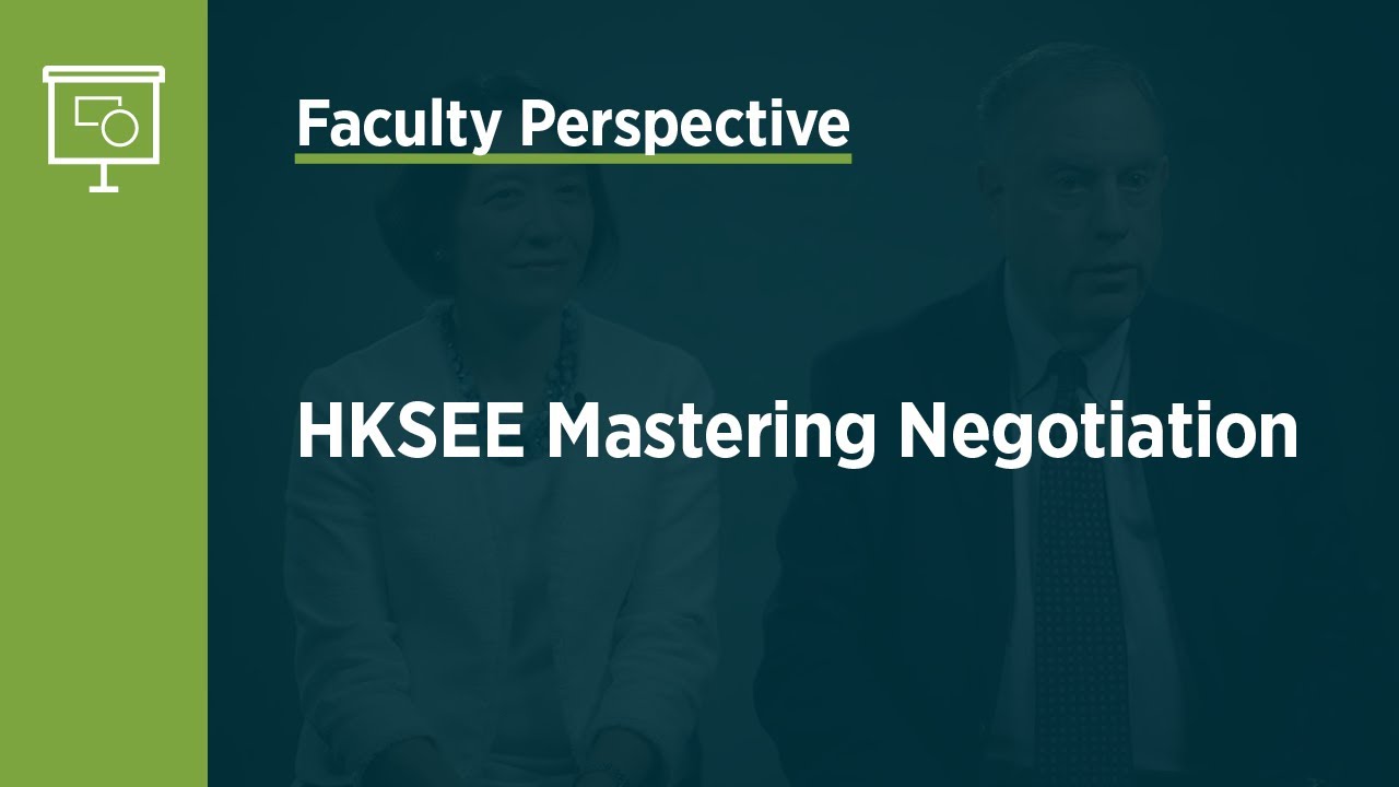 HKSEE Mastering Negotiation