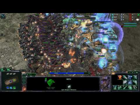 StarCraft 2 Desert strike LotV #19 Mass Raven and Mass Tempest part 3