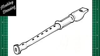 How to Draw a Flute