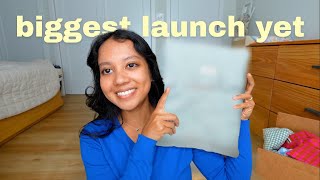 creating my biggest collection yet // 30+ new small business products for the cozy season, vlog