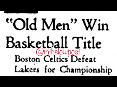 1963 NBA Finals Game 6 Boston Celtics @ Los Angeles Lakers Bob Cousy’s last game IN COLOR