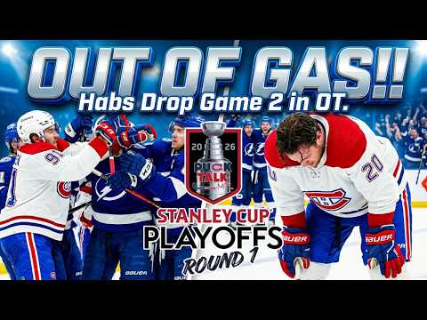 Out of Gas in OT! Canadiens Collapse Late After Lightning Drag Them Into a War | PuckTalk Post-Game