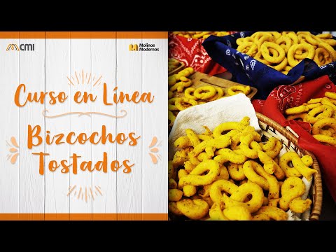 , title : 'Curso en Línea - Bizcochos Tostados'