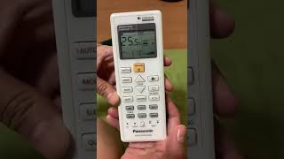 HOW TO SET CLOCK, ON AND OFF TIMER OF PANASONIC AC REMOTE
