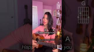 Download lagu HOW TO play Happy Birthday on Guitar! mp3