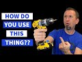 How To Use A Cordless Drill FOR BEGINNERS