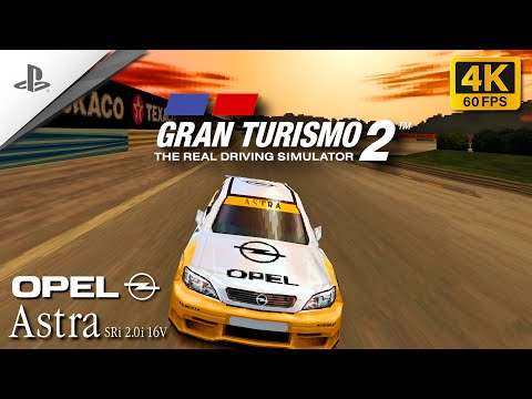 Gran Turismo 2 Opel Astra SRi 2.0i 16V - PS1 Gameplay - DuckStation Emulator Gameplay [4K 60FPS]