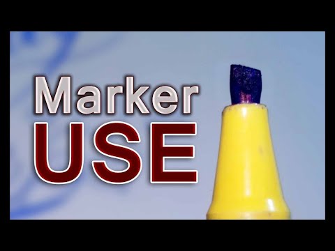 English Calligraphy for beginners with Marker | How to write using cut markers 605 | Cut Marker 605