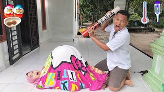 Download lagu Drama Lucu 😂😍😘 Ibu Hamil Melahirkan Terbelit Selimut Besar mp3