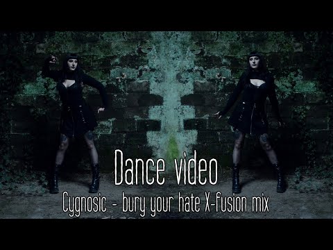 Goth industrial dance video - Cygnosic - bury your hate (x-fusion mix)