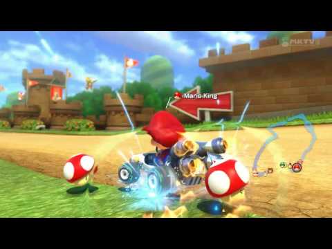 MK8 funny clip in Piranha Plant Slide!