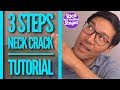 How To Adjust Your Own Neck Like A Chiropractor Self Crack Pain Relief Technique