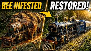 Abandoned Bee-Infested Train Restored to Perfection 🚂🐝