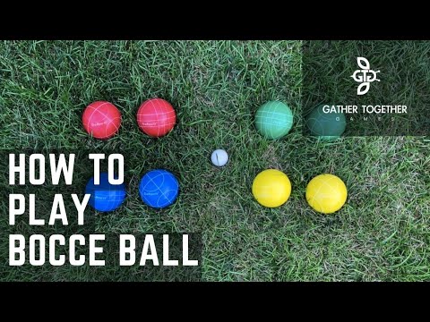 Wie man Boccia spielt (Regeln für den Garten)