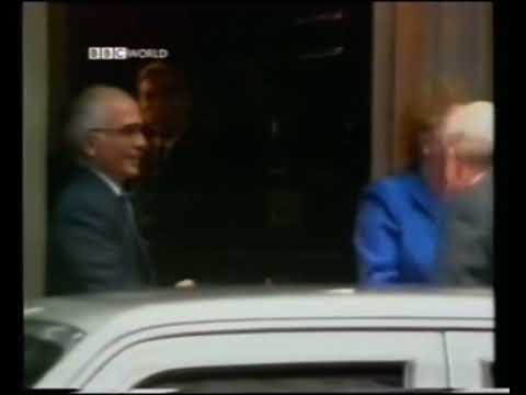 The King of Jordan meets with Prime Minister Margaret Thatcher about a Deal