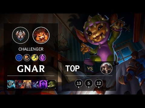 Gnar Top vs Sett - EUW Challenger Patch 10.5